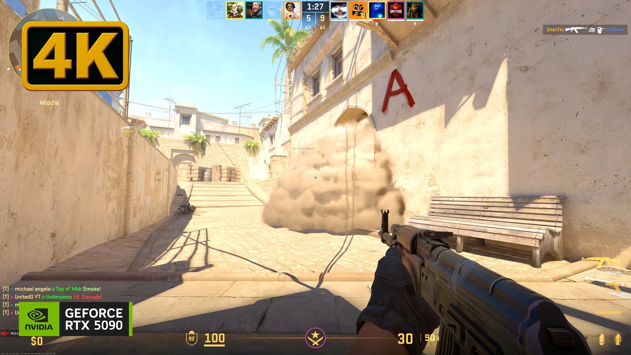 Counter-Strike 2 Gameplay 4K (No Commentary)