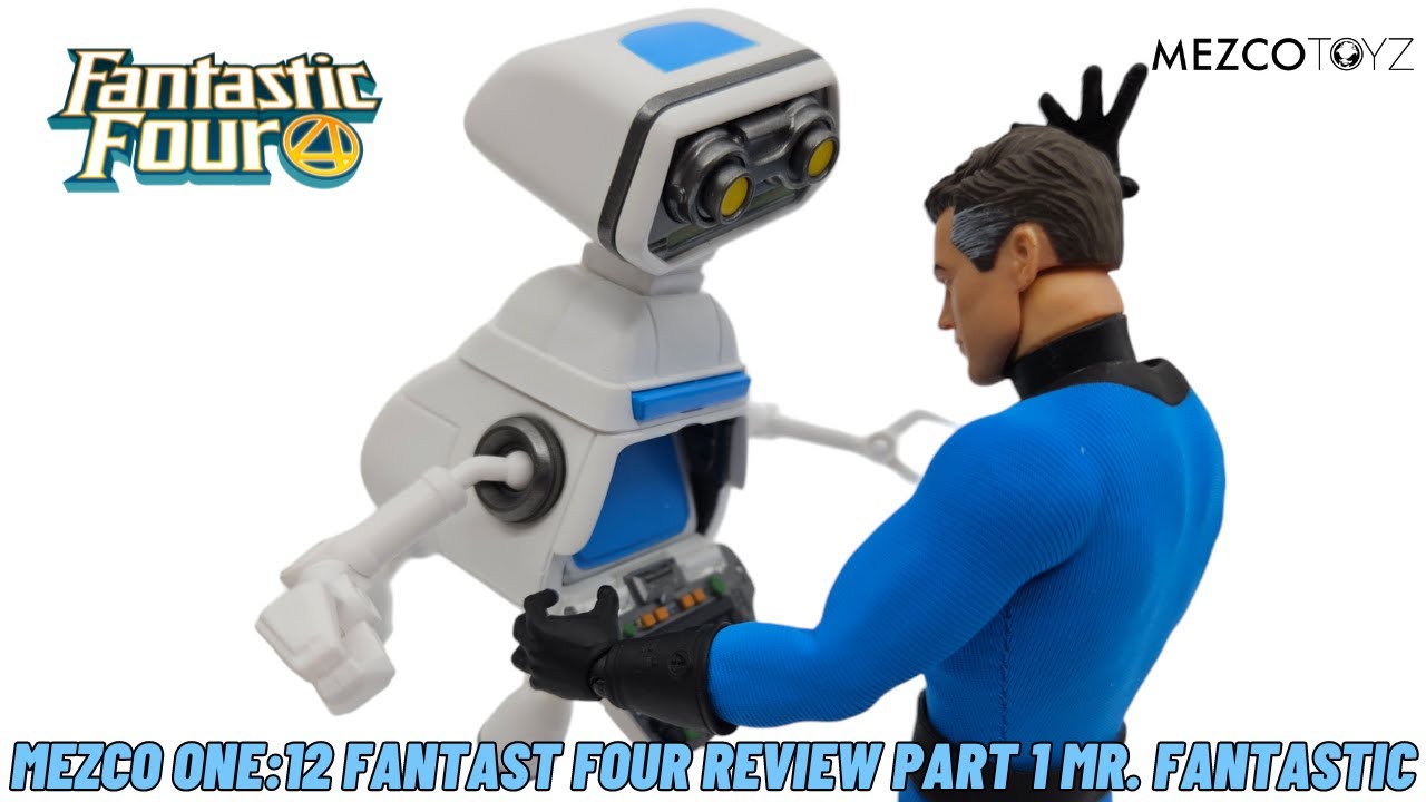Mezco One:12 Collective Fantastic Four Review MR. Fantastic - YouTube