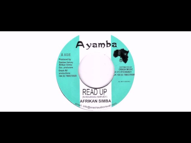7” Afrikan Simba Read Up NONE Ayamba /00080 Afrikan Simba - Read Up - 7