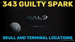 343 Guilty Spark - Halo Campaign Evolved Skull and Terminal Locations