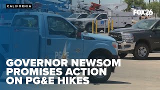 California governor promises action on PG&E rate hikes as people struggle to pay utility bills