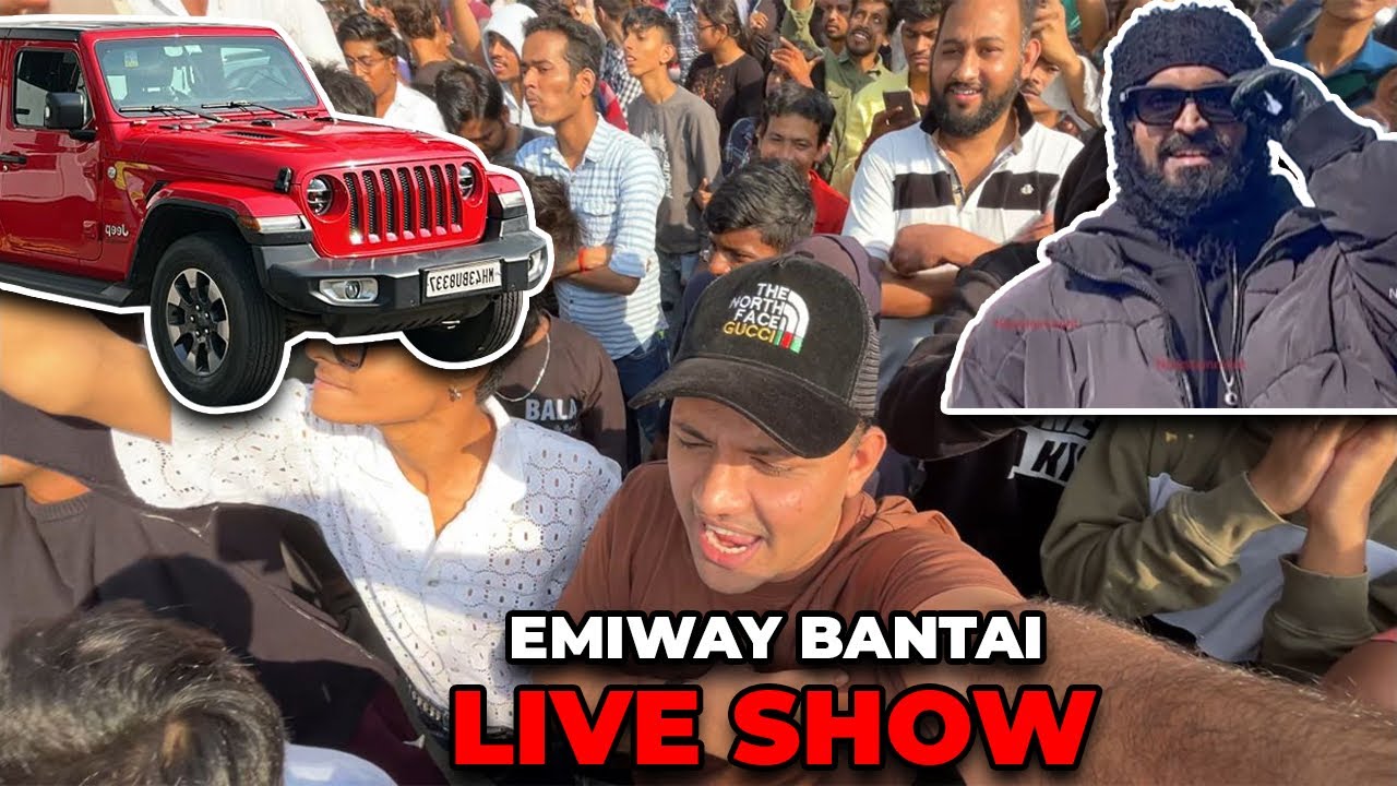 Emiway Bantai Live In Malad Masti 2023 | Crowd Out Of Control | AASIM VLOGS