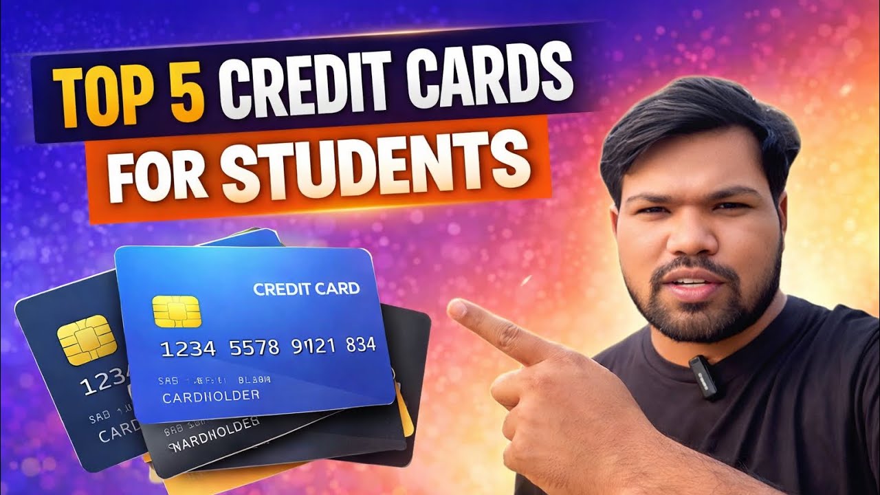 Top 5 Best Credit Cards for Students in India No Income Proof!