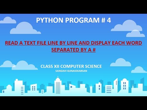 Python- Read a Text File Line by Line and Display each word separated ...