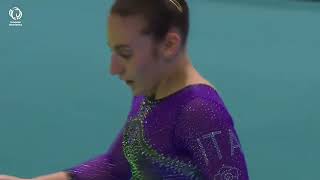 Angela ANDREOLI (ITA) - 2024 European bronze medallist, floor