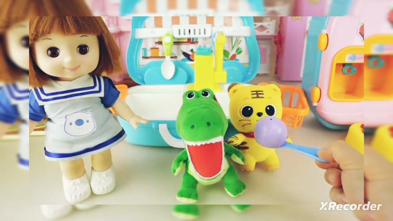 Baby Doll Cooking Toys 🍳 | Cute Kids Kitchen Play | Abdul Sami Kids TV