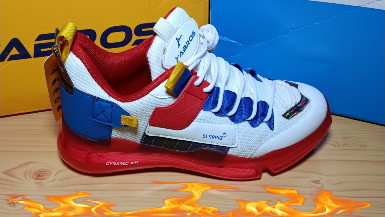 Abros SCORPIO sneaker Shoes Unboxing/Review 🔥 Dynamic Air Cushion Sole