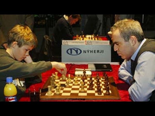 Magnus Carlsen Beats Kasparov's Slav Defense 😱  Almost (Magnus Carlsen  vs Garry Kasparov) 