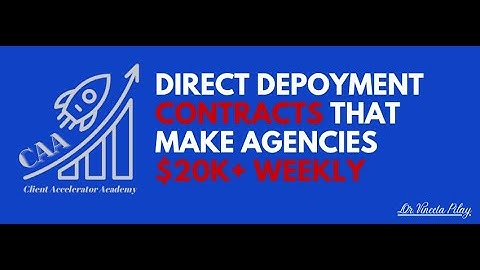 DIRECT DEPLOYMENT OF CONTRACTS FOR YOUR STAFFING AGENCY