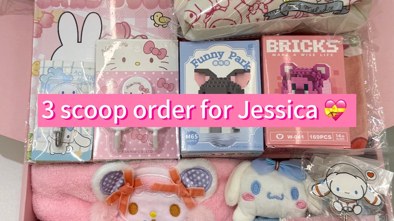 3 scoop order for Jessica #luckyscoop 