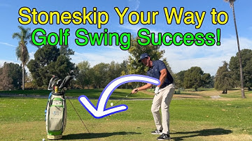 Stoneskip Your Way to Golf Swing Success!  The Side Arm Sling Action. #golfcoach #golf #golfswing