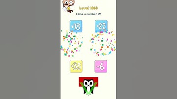 inavb DOP 2 Level 1263 Make a Number 69 | Delete One Part Gameplay Solution #shorts #DOP2