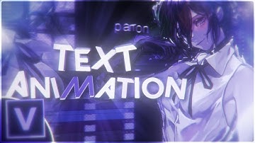 Text Animation and Deep Glow like After Effect | Sony Vegas Pro AMV Tutorial
