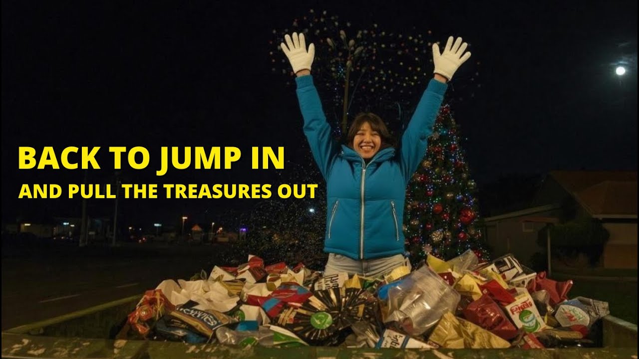 Dumpster Diving (Germany) : BACK TO JUMP IN AND PULL TREASURES OUT