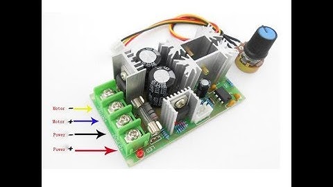 ШИМ регулятор оборотов двигателя. шим контроллер 20А.