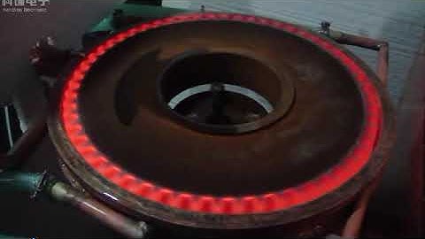 Gear Hardening and Tempering - Induction Heat Treating With Induction Heating Scanner