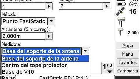 Como iniciar un movil en modo estático en Trimble Access