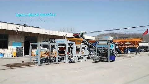 QT10-15 most complete block making machine line with  batch plant,concrete mixer,pallet feeder