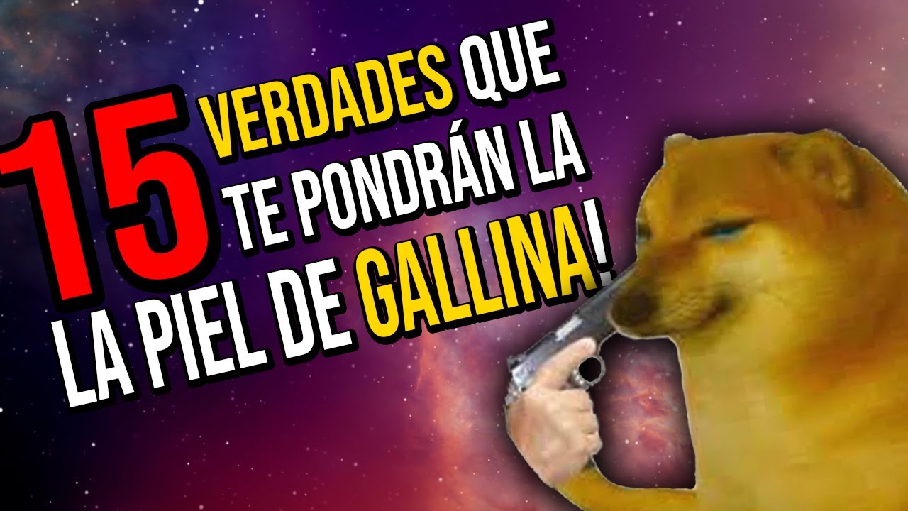 ¡15 VERDADES QUE TE PONDRÁN LA PIEL DE GALLINA!