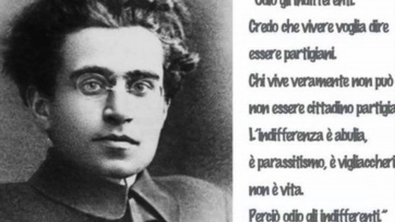 Antonio Gramsci " Odio gli indifferenti " Interpreta Sergio
