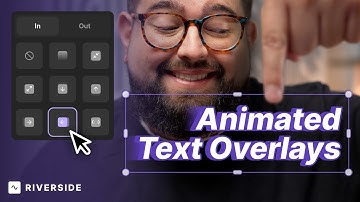 New Animated Text Overlays in Riverside!
