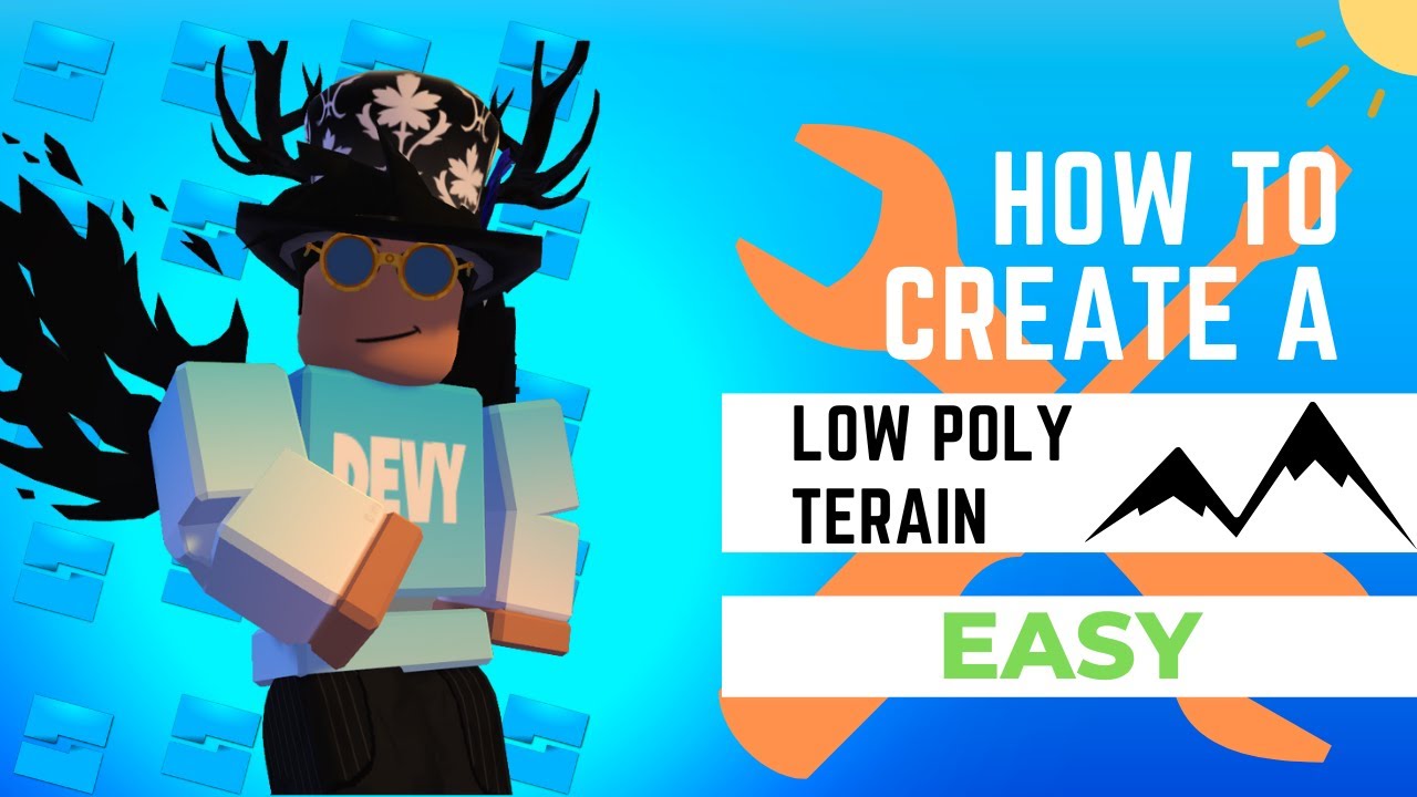 How to make Low Poly Terrain in Roblox Studio *PLUGIN* YouTube