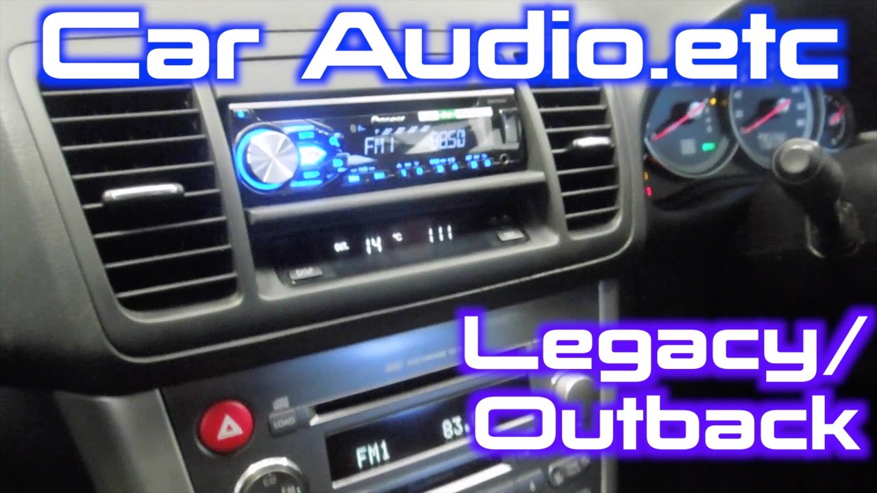 How to Install a Stereo into a Subaru Legacy/Outback (2003-2009) - YouTube