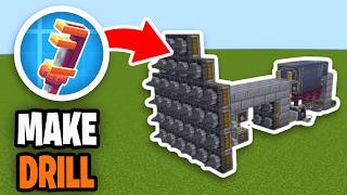 How To Make Mining Drill In Create Mod! - Tutorial
