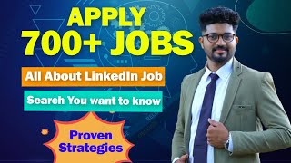 Apply for 700 jobs on @LinkedIn like me 🤓| Secrets revealed which can help in your job search😍