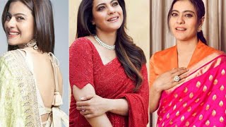 Kajol 20 saree blouse Look  Super Style and Elegant|| kajol styles saree blouse Collection||