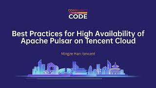Best Practices for High Availability of Apache Pulsar on Tencent Cloud
