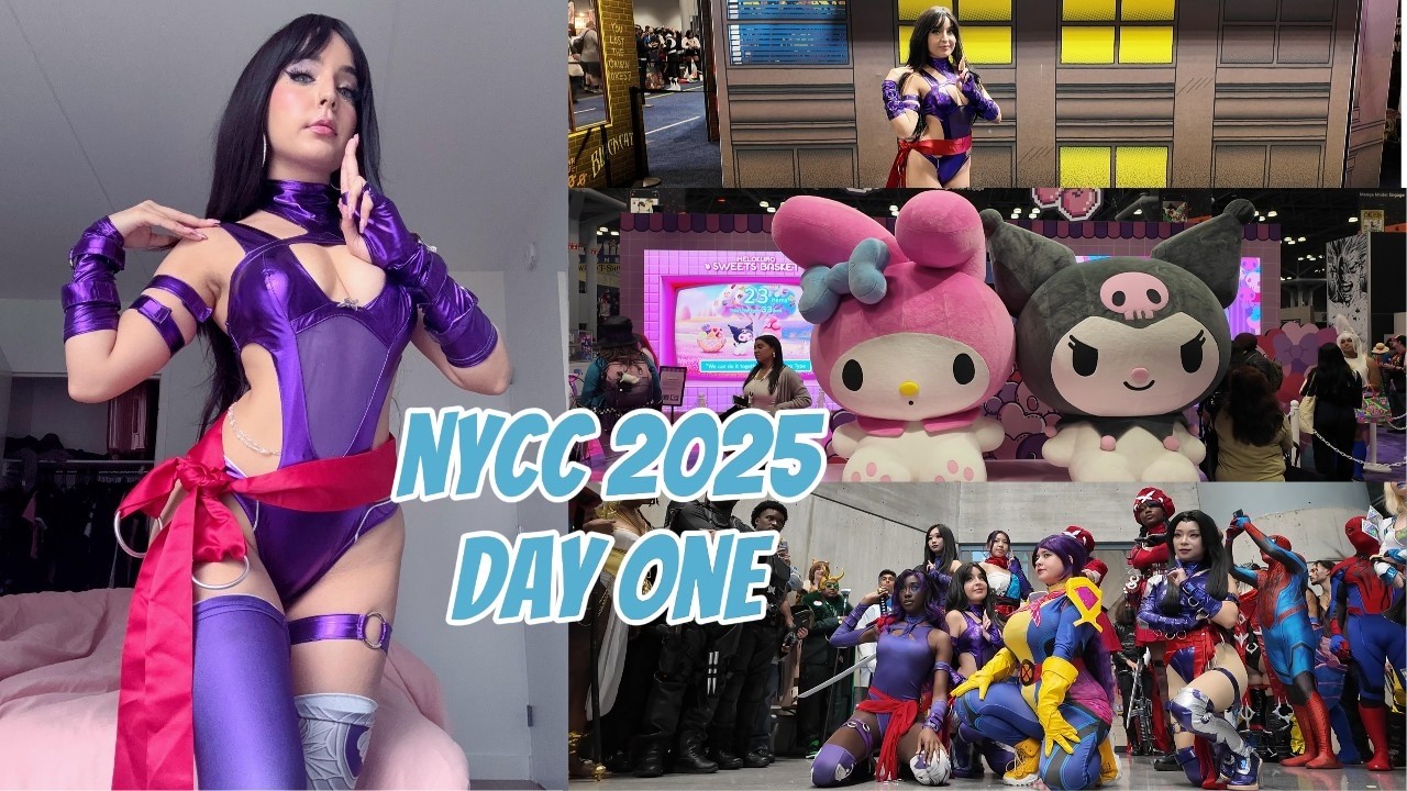 a day at NYCC | new cosplay, marvel rivals meet up, and making friends!