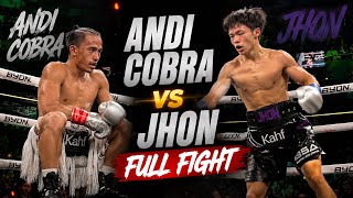 ANDI COBRA VS JHON | FULL FIGHT HIGHLIGHT CUPLIKAN SC: BYONRINGSIDE