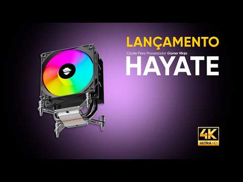 ❄️ Cooler Para Processador Gamer Ninja Hayate X2 | Refrigeração eficiente para seu processador!