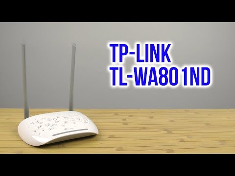 Распаковка TP-LINK TL-WA801ND