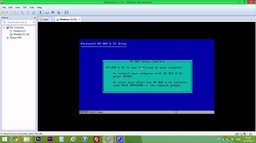 [VMware Workstation] Install Windows 3.11 and MS-Dos 6.22
