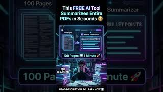 This AI summarizes entire PDFs in seconds 🤯📚