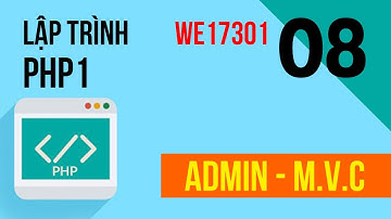 MVC trang admin trong lập trình PHP - WE17301