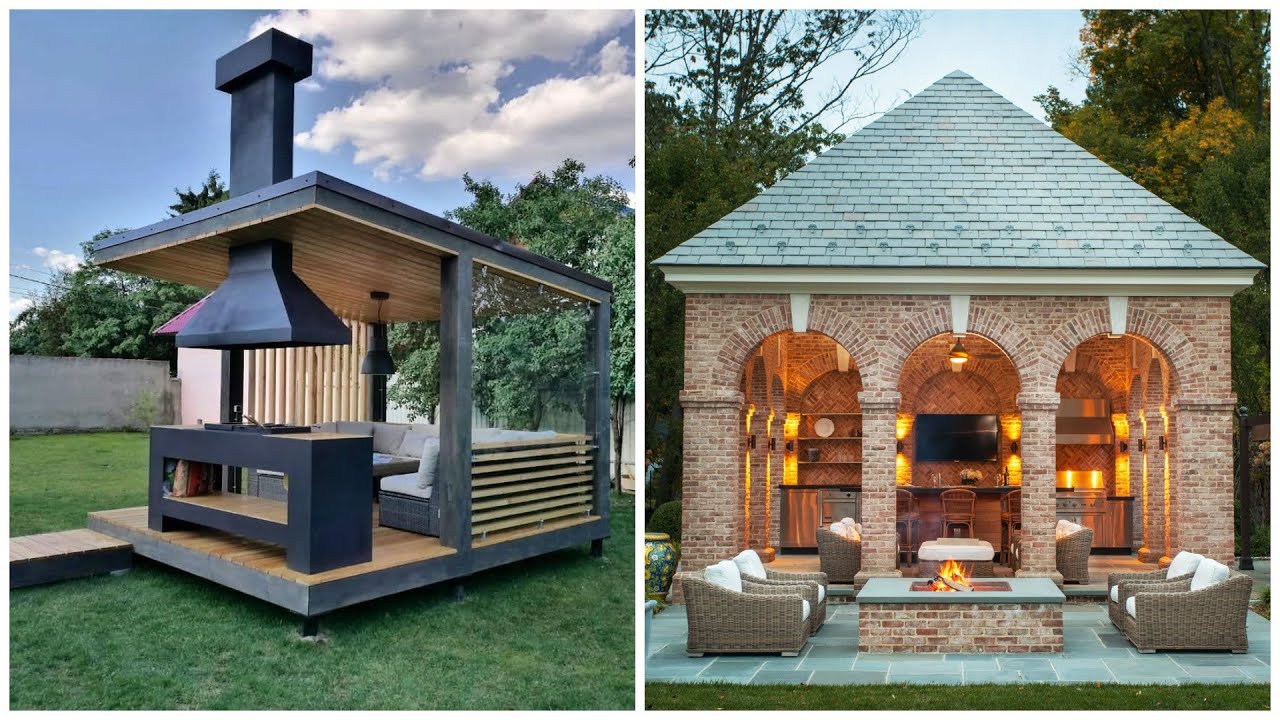 Garden gazebos from all over the world! 80 beautiful ideas! Part 2