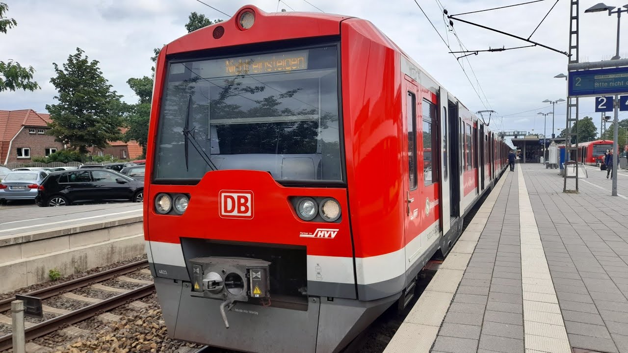 S-Bahn Hamburg Mitfahrt von Pinneberg bis Stade in der BR 474 PLUS auf der S3 Komplette Linie