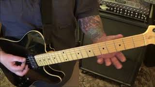 How to play DESTINATION UNKNOWN by MISSING PERSONS - Guitar Lesson by Mike Gross
