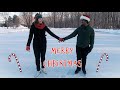 Husband and Wife Christmas Ice Dance | Jingle Bells