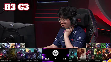 G2 vs T1 - Game 3 | Round 3 LoL MSI 2024 Main Stage | G2 Esports vs T1 G3 full game