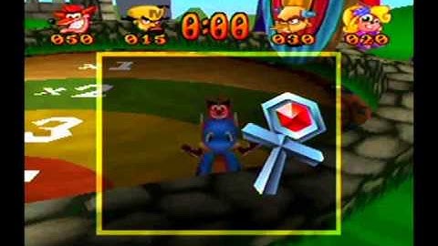 lets play crash bash part 17: Sapphire Relic video 5