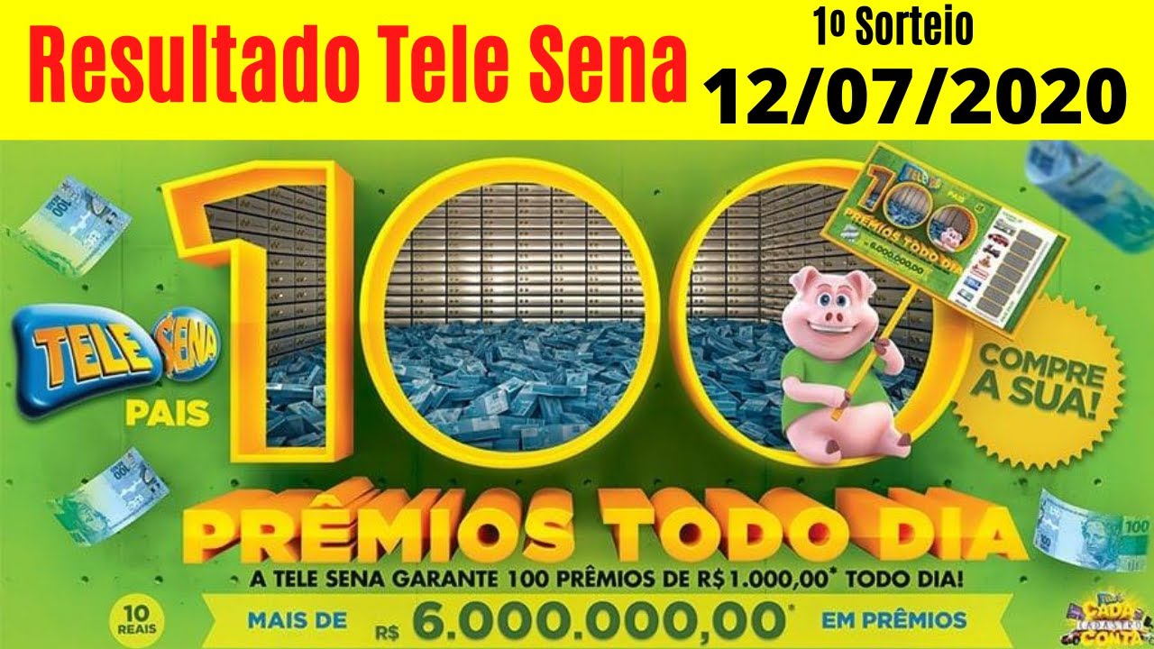 1° SORTEIO TELE SENA DE PAIS 2020 dia 12/07/2020 YouTube 1° SORTEIO TELE SENA DE PAIS 2020 dia 12/07/2020 YouTube