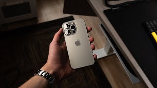 Natural Titanium iPhone 15 Pro  Unboxing & Impressions