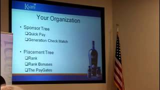 Kyani Compensation Plan part 1 of 3
