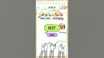 Brain Test 2 Agent Smith Level 17 Walkthrough Solution.