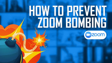 How to prevent ZOOM BOMBING