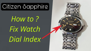 How to fix dial watch number | fixing dial index | Watch dial logo fix | fix rotary dial